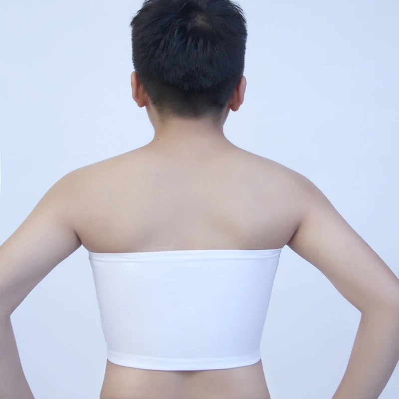 Бюстгальтер Tomboy укороченный для лесбиянок облегающий топ с застежкой на груди