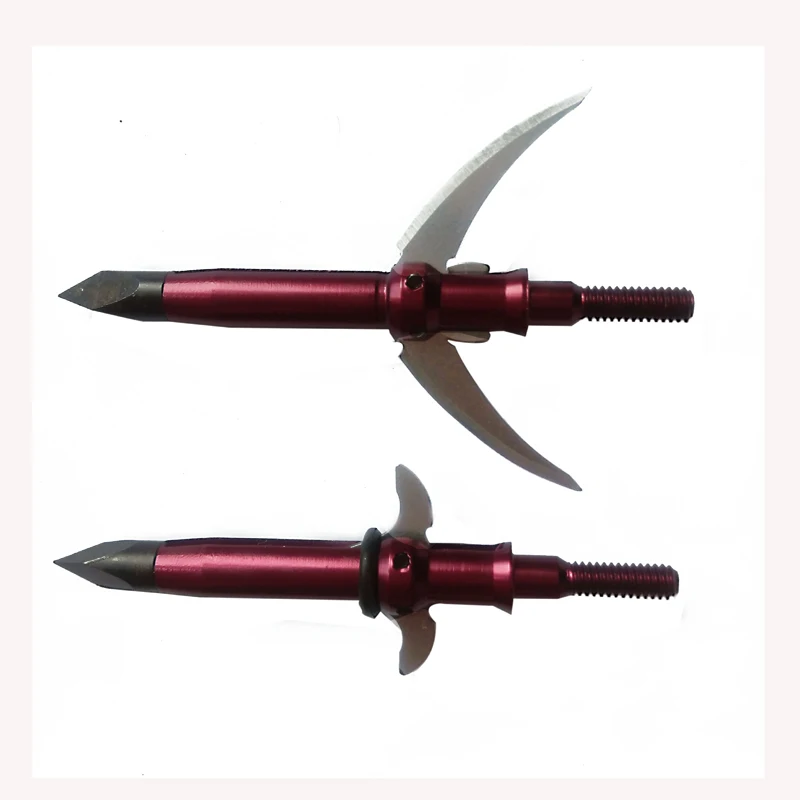 6/12 шт. стрельба из лука с лезвием нержавеющей стали фиксированным 2-мя лезвиями