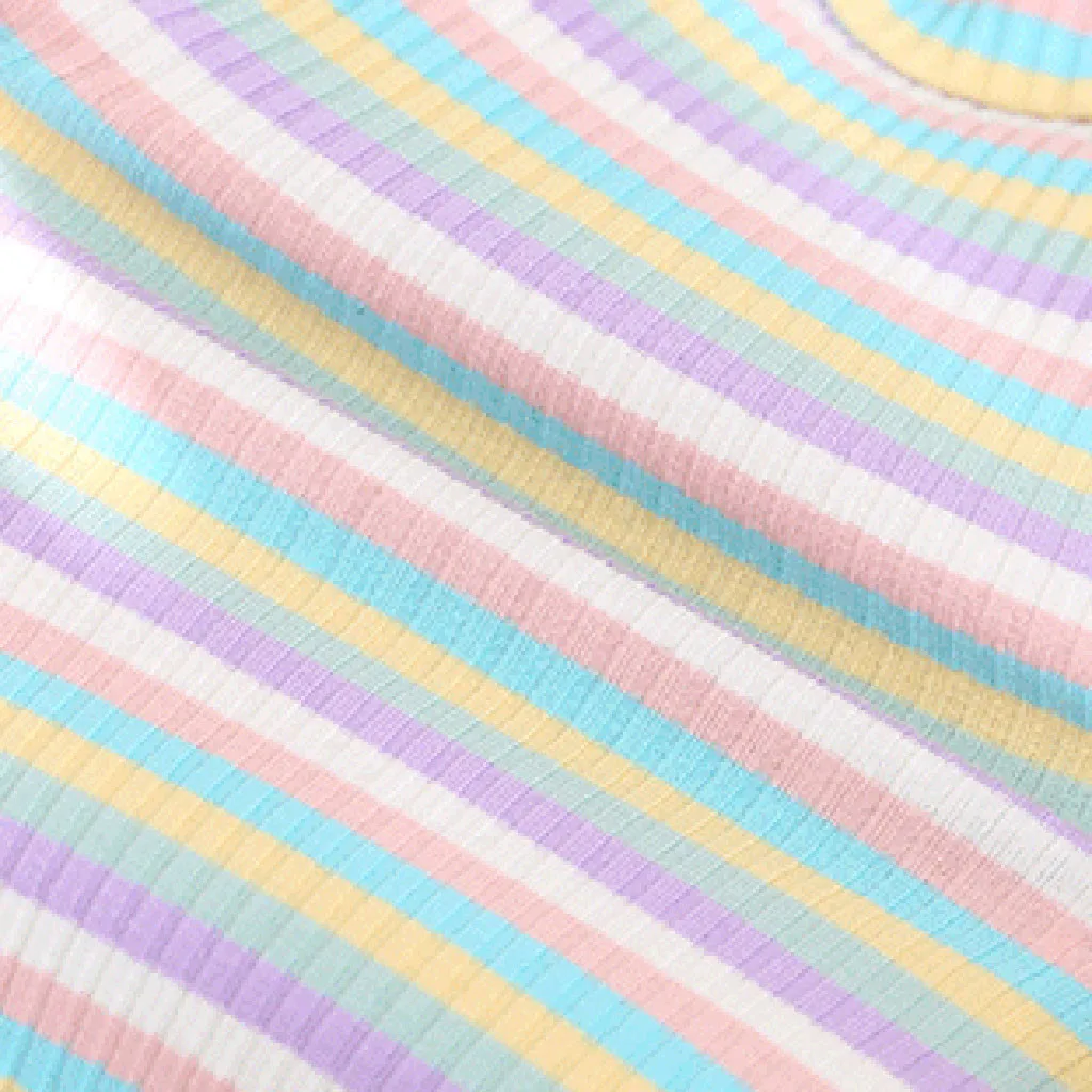 Одежда для питомцев собак в радужную полоску вязаная одежда с листьями лотоса