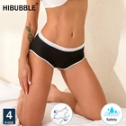 Женские менструальные трусики, с защитой от протечек, четырехслойное нижнее белье для женщин