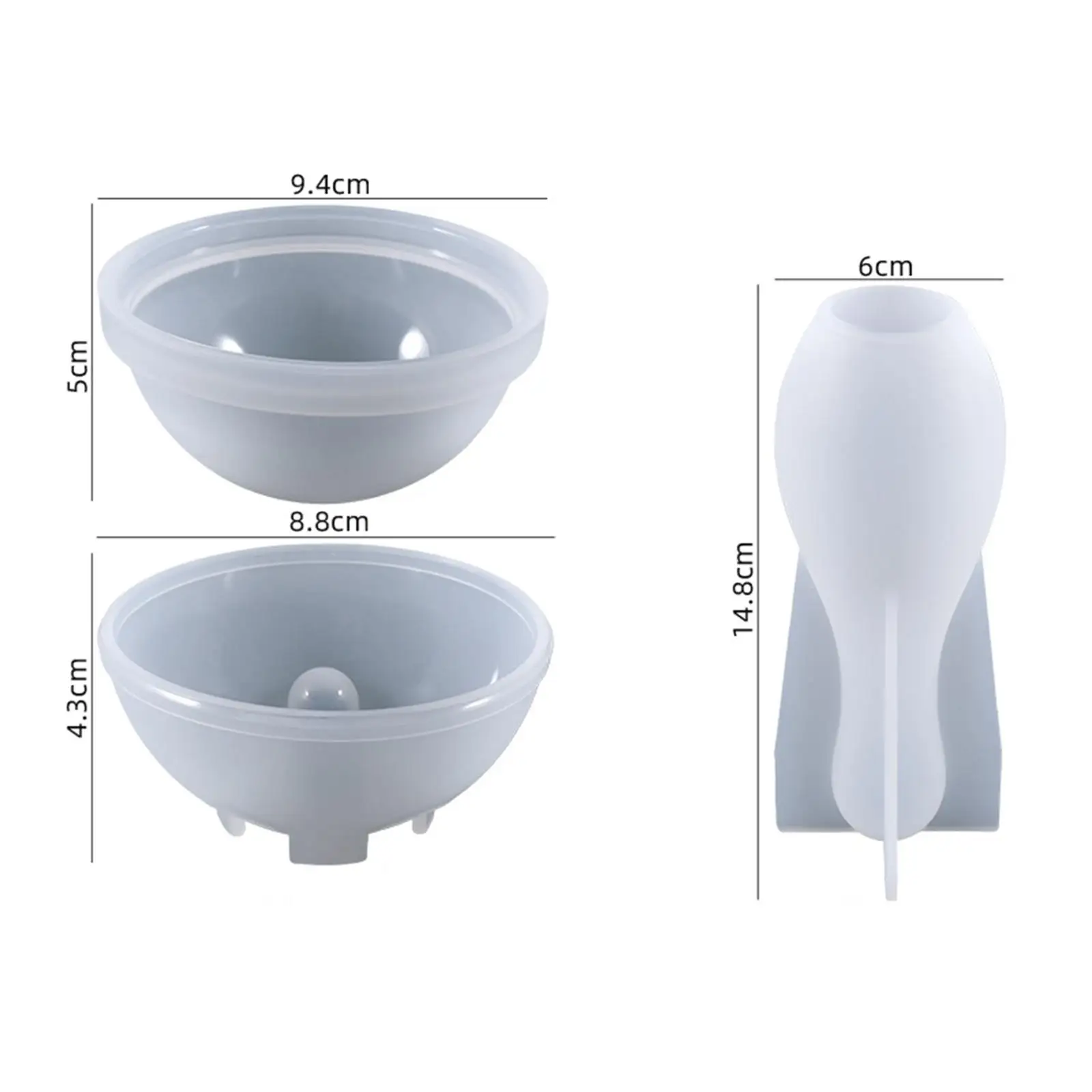 

Bowling Resin Molds Kit DIY Crystal Epoxy Resin Bowling Silicone Mold Family Play Game Tools Kids Gifts