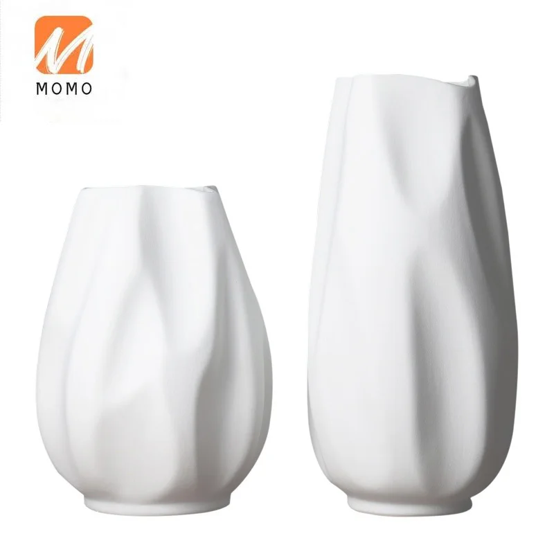 

Новая керамическая ваза в китайском стиле, декоративная модель, мягкая домашняя декорация для прихожей, чайной комнаты