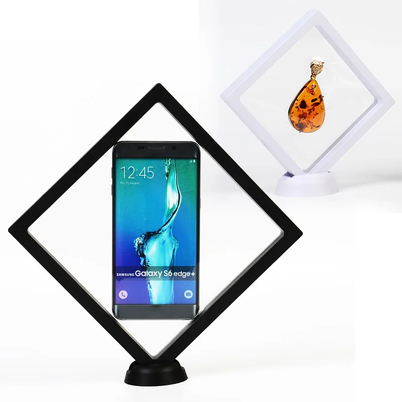 Прозрачная пленка плавающая рамка теневая коробка подвеска для ювелирных