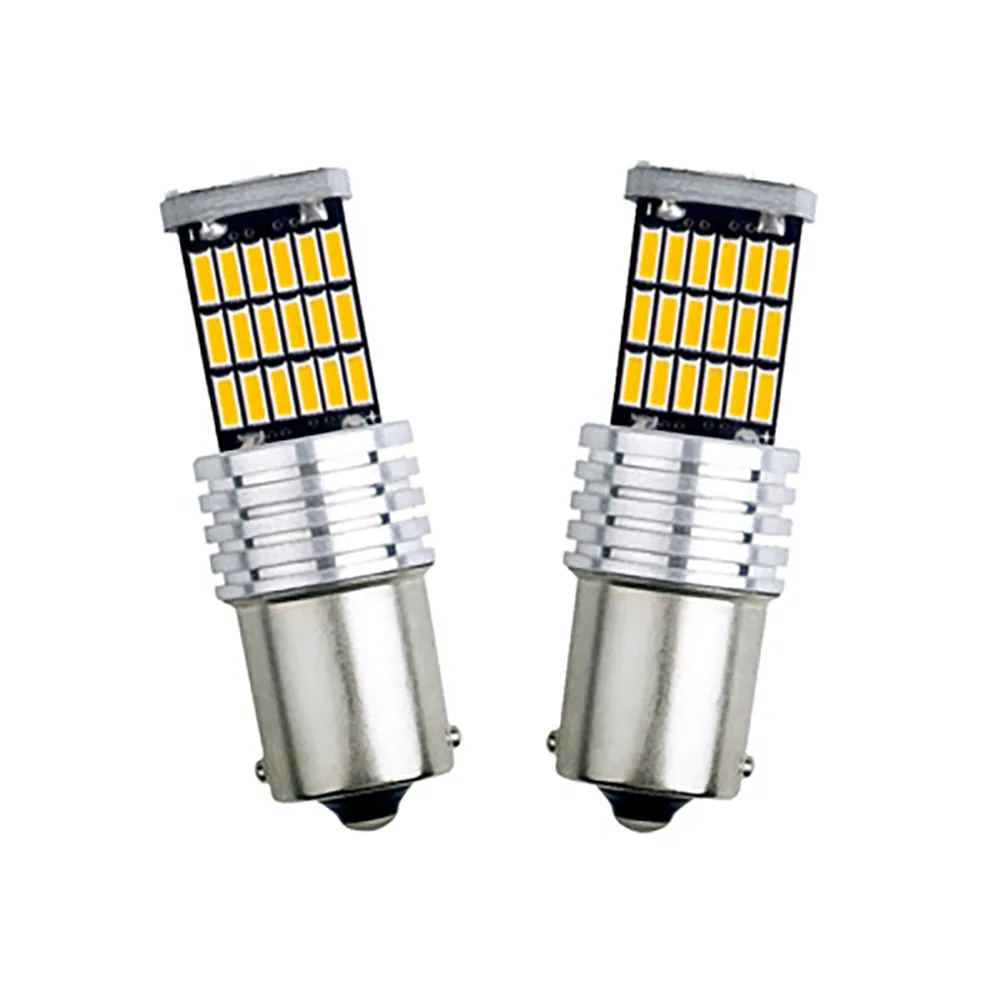 

2Pcs P21W 1156 BA15S LED Bulbs Car Led Turn Parking Signal Lights Brake Tail Lamps Auto Rear Reverse Bulb Car Accessories