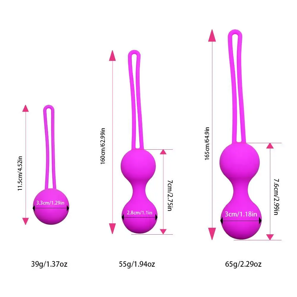 Силиконовые Шарики Ben Wa влагалище затягивающий кигель тренажер вибратор