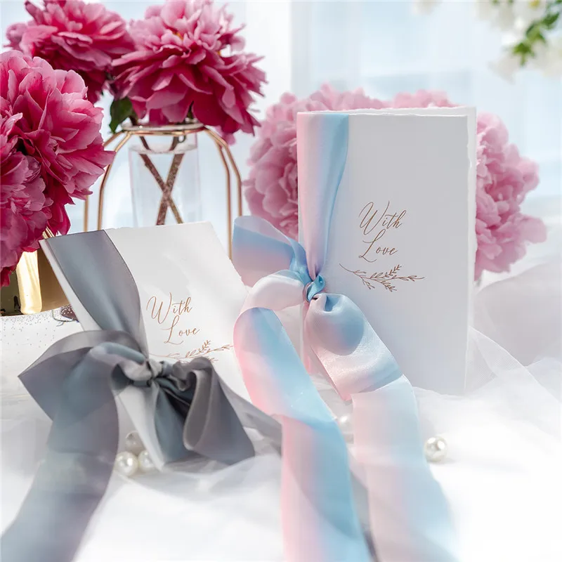 Романтическая Свадебная повязка на голову с потертой шифоновой лентой принтом