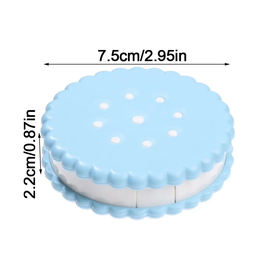 Дорожный милый чехол для контактных линз карамельного цвета с зеркалом