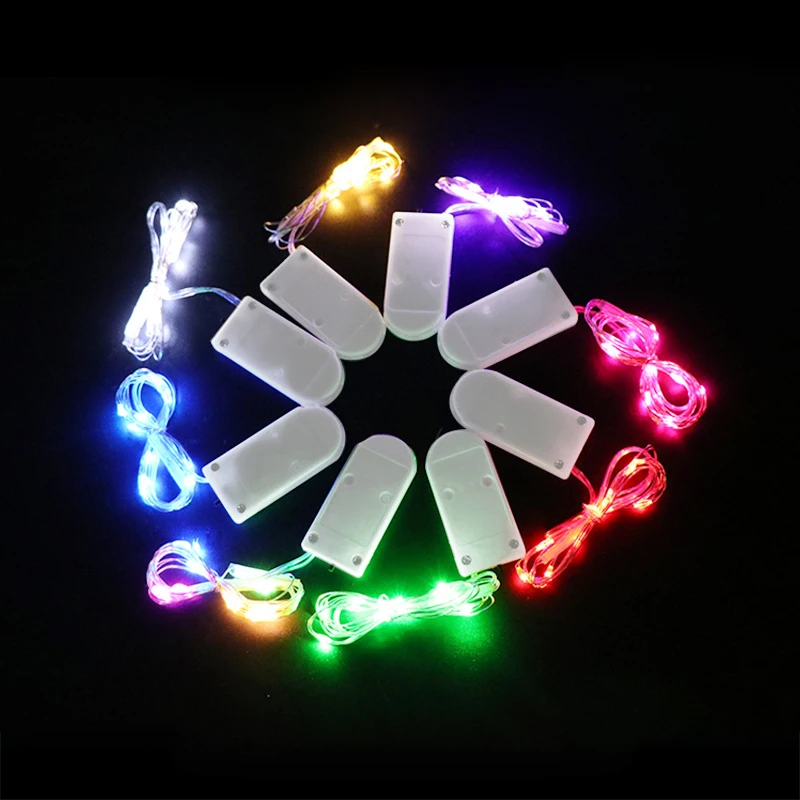 Сказочные огни для спальни 1 м 10 светодиодов Рождественское украшение дома Новый