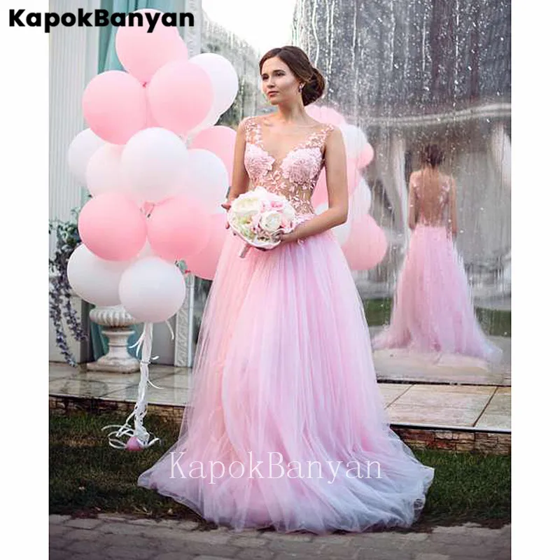 

Кружевное длинное платье подружки невесты, ТРАПЕЦИЕВИДНОЕ ПЛАТЬЕ ИЗ ТЮЛЯ без рукавов с глубоким вырезом и открытой спиной