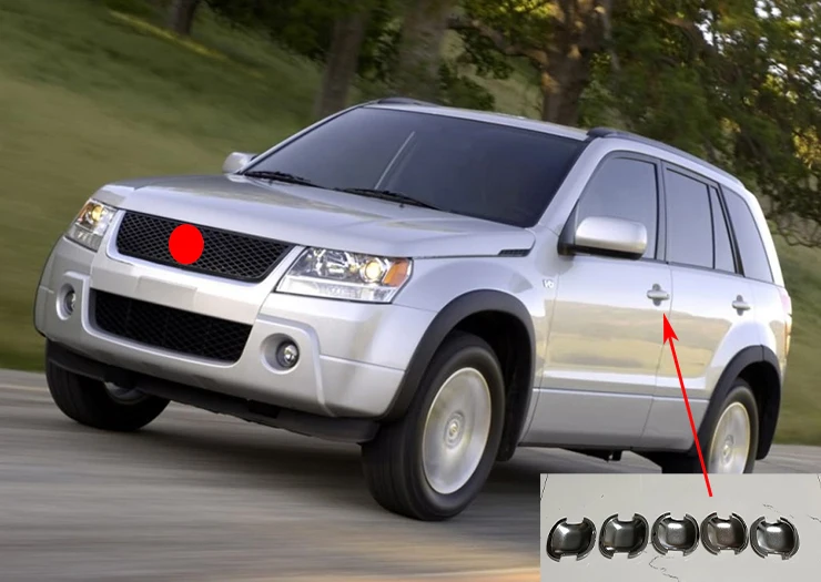 Хромированный АБС пластик боковая дверная ручка крышка чаши отделка для 2006 2013