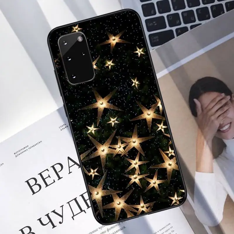 

Bling stars Painted Phone Case For Samsung A40 A31 A50 A51 A71 A20E A20S S8 S9 S10 S20 Plus note 20 ultra