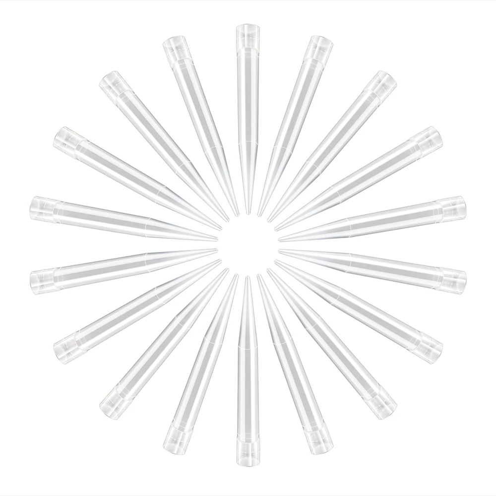 1000ul пластиковые наконечники для пипетки прозрачные одноразовые универсальные