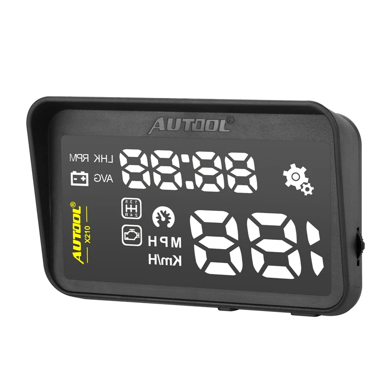AUTOOL X210 OBD HUD автомобильный Стайлинг Универсальный Автомобильный Дисплей
