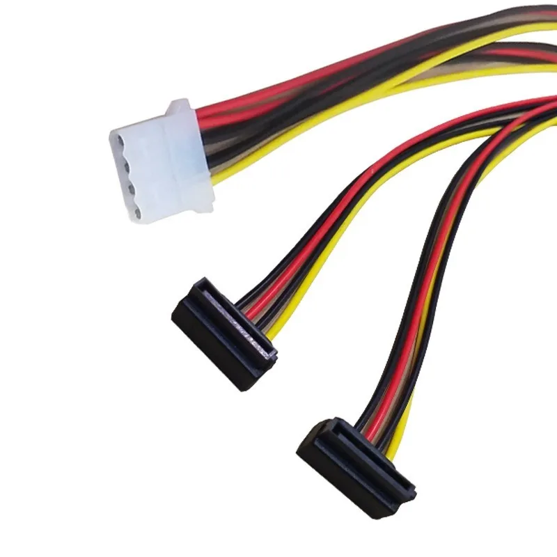 

ANPWOO SATA Big 4PIN Hard Drive Cable One for Two Power Cords Plug Cords Power Cords Computer Wires