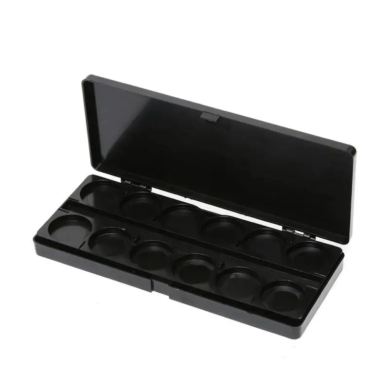 24 Цвет Пластик прямоугольный Форма лак для ногтей воды палитра основа тени глаз