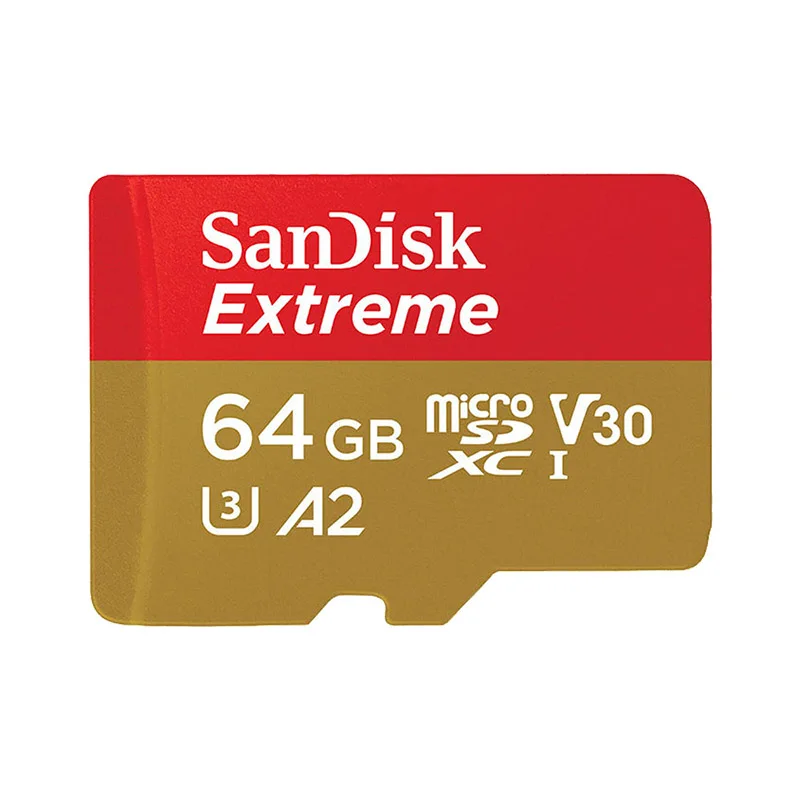 SanDisk Extreme micro SD карта 64 Гб UHS-I карта SDXC/SDHC класс 10 U3 256 ГБ TF флэш-карта 32 Гб 128 Гб карта памяти 64G A2
