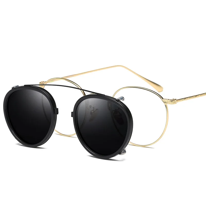 Zerosun поляризованные солнцезащитные очки на клипсах женские розовые синие для