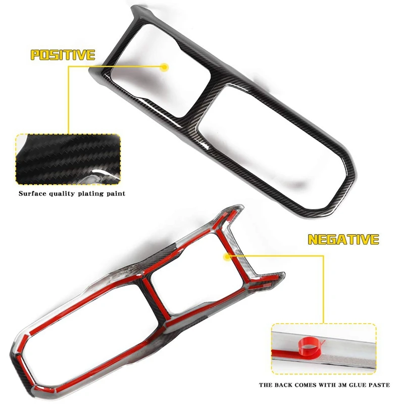 Панельная Накладка для коробки передач рамка внутренняя отделка 2018-2019 Jeep Wrangler JL