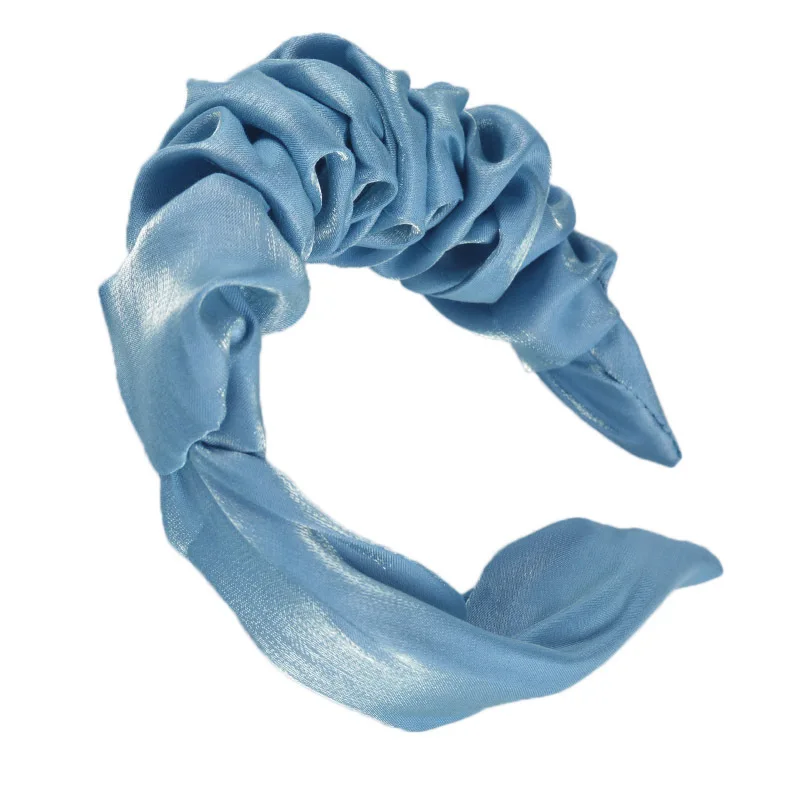 Baroque Ribbon Big Bow Pearl Crystal Headbands For Women Korea Hair Accessories Band Bows Crown Hairbands | Украшения и