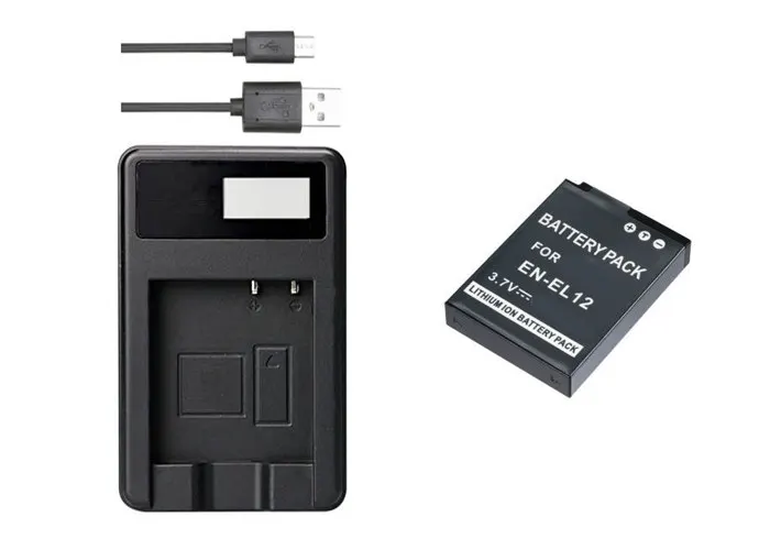 EN EL12 ENEL12 Аккумулятор + USB зарядное устройство для Nikon Coolpix S6100 S6000 S800c S1000pj S1100pj S1200pj