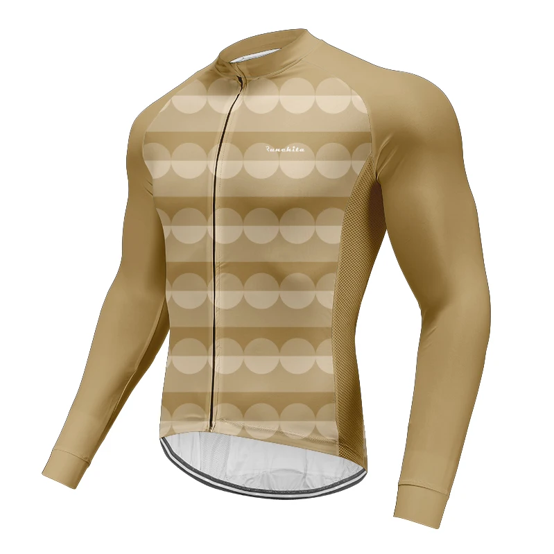 

Длинный рукав Велоспорт Джерси комбинезон велосипедная одежда Гонки Майо Ciclismo Мужская дышащая одежда для езды на велосипеде