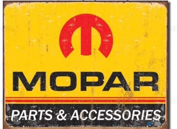 

Retro tin paintings Mopar Parts Metal Tin Sign Car Distred Retro Vintage Look Dodge Plymouth New