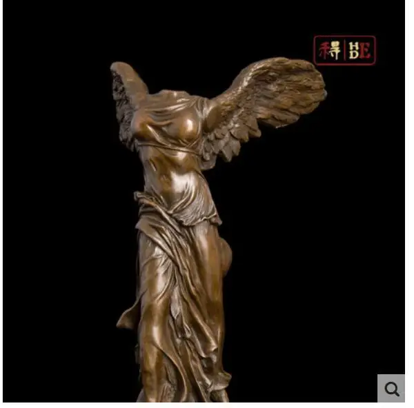 Медные бронзовые изделия с крылатой победой леди богиня победы Афина мифология