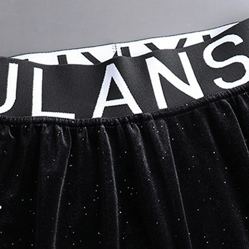 

Autumn And Winter Gold Velvet Wide Leg Pants Women's High Waisted Straight Corduroy Black Pants Velvet Women's Trousers