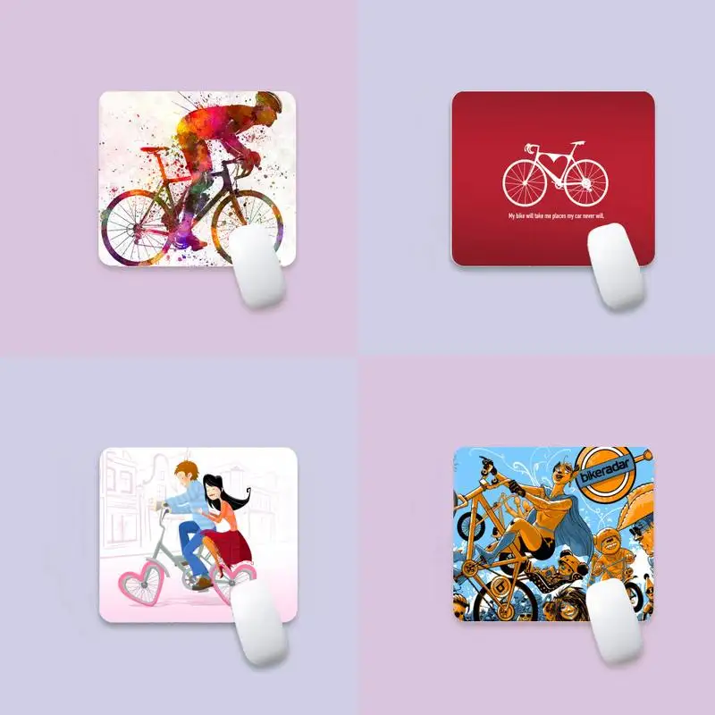 

Bicycle Bike Laptop Computer Mousepad Edge Native Rubber Special Game Mouse Pad Polyethylene Table Mat Non Slip