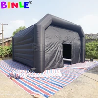 square black inflatable nightclub tent giant poratable vip party cube night club bar with blower 6 4x6 4m
