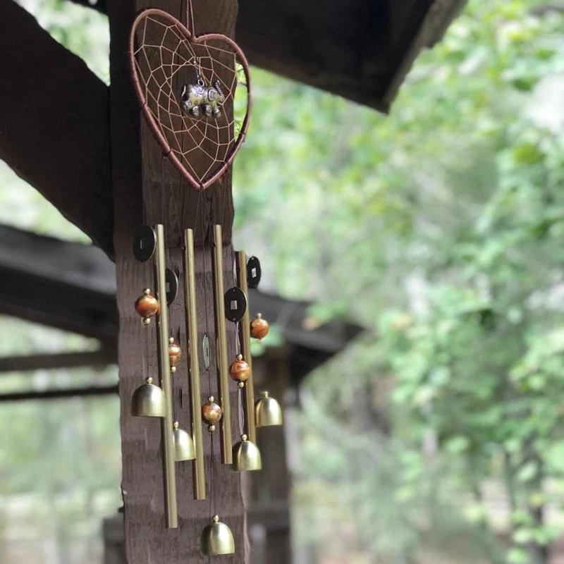 Elephant Wind Chimes Outdoor/Indoor Catcher Metal Bell Mom For Garden Yard Patio Home Room Window Decor | Дом и сад