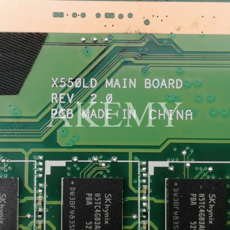 X550LA материнская плата I5-4210U/4200U CPU 4 Гб RAM(LVDS) для ASUS A550L X550LD R510L X550LC X550L Материнская