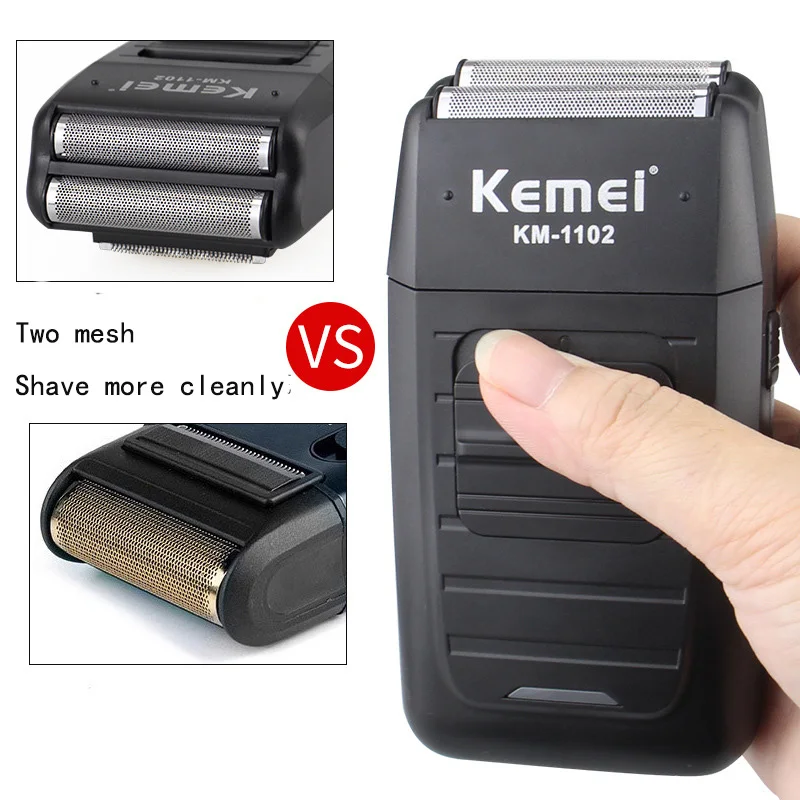 

Powerful Men's Shaver Kemei Electric Beard Razor Kmei Rasor Baldheaded Kemel Trimmer Kamei Whisker Cut Kemey Machine for Shaving