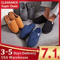 home slippers winter women non slip slippers warm indoor fur cotton couples ladies shoes for women designer shoes slides mujer