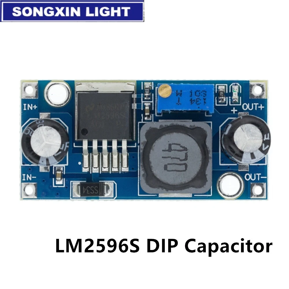 100 шт./лот LM2596S LM2596 ADJ DC понижающий модуль 5V/12V/24V Регулируемый Напряжение 3 2 V