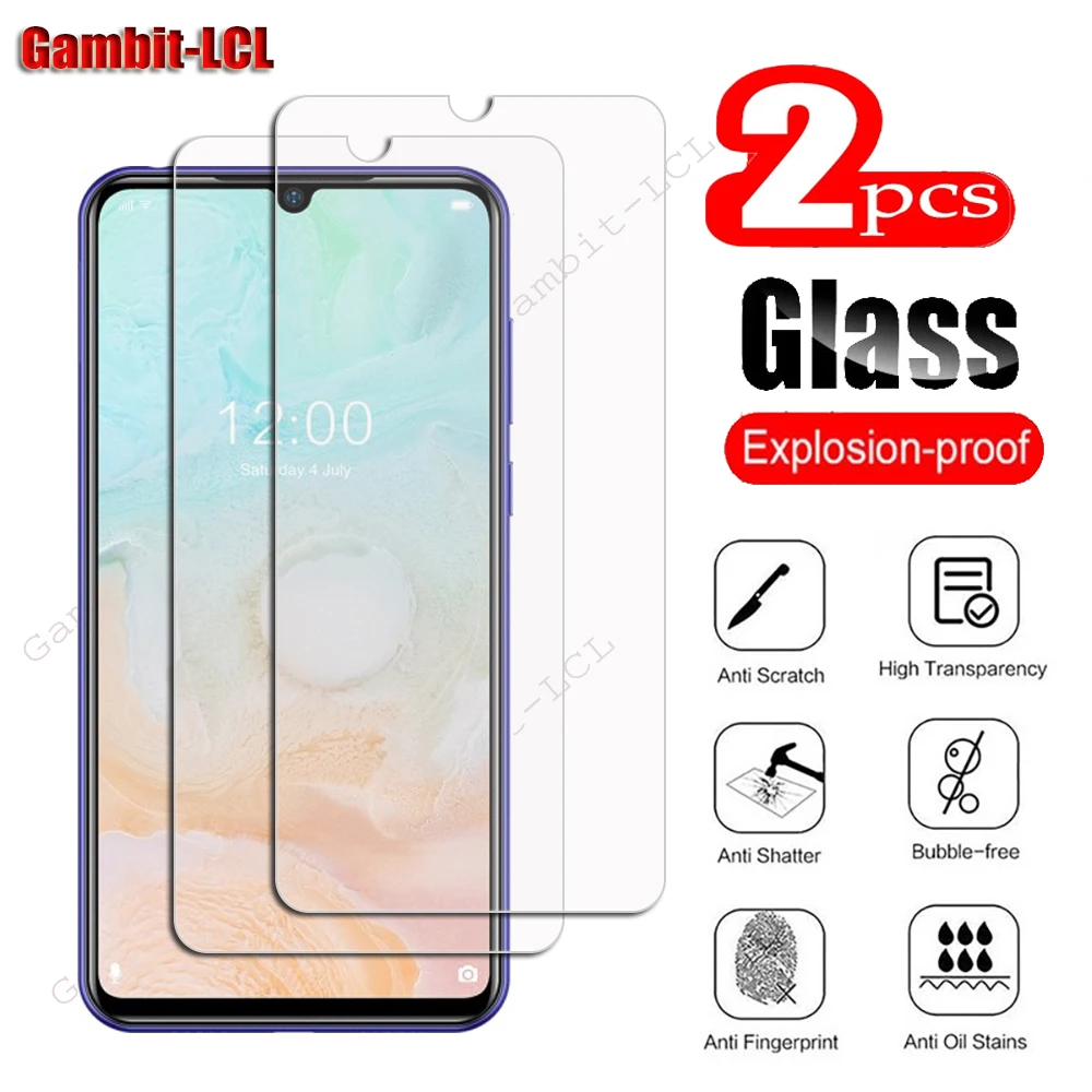 

2PCS 9H HD Protective Tempered Glass For Doogee N20 Pro 6.3" Y9 Plus N20Pro Phone Screen Protector Protection Cover Film