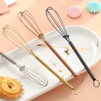 stainless steel mini egg beater kitchen manual whisk multifunctional cream butter stirrer flour mixer home baking cooking tools
