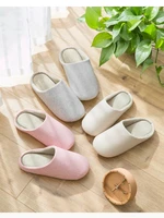new fall and winter soft bottom silent good couple home slippers py2210