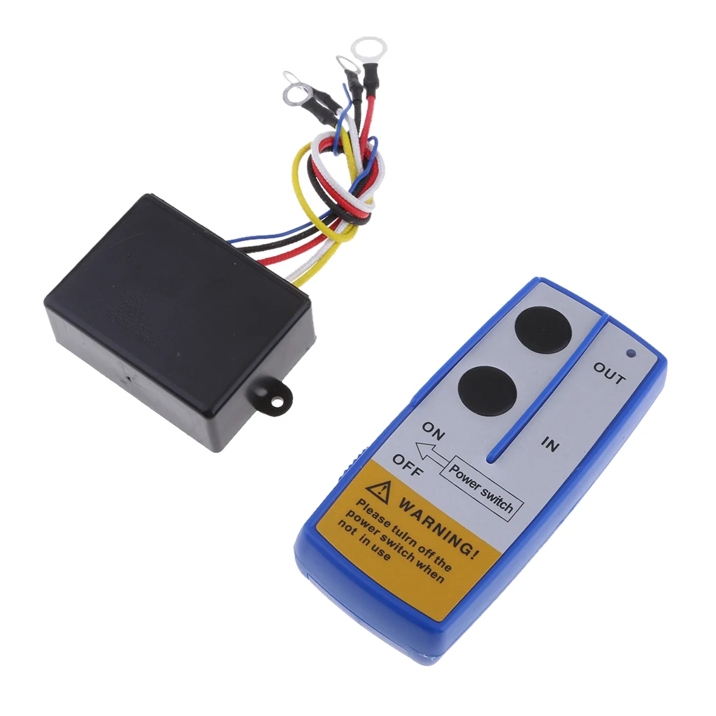 12V Winch Wireless Remote Control On/Off Switch for Truck Jeep ATV SUV