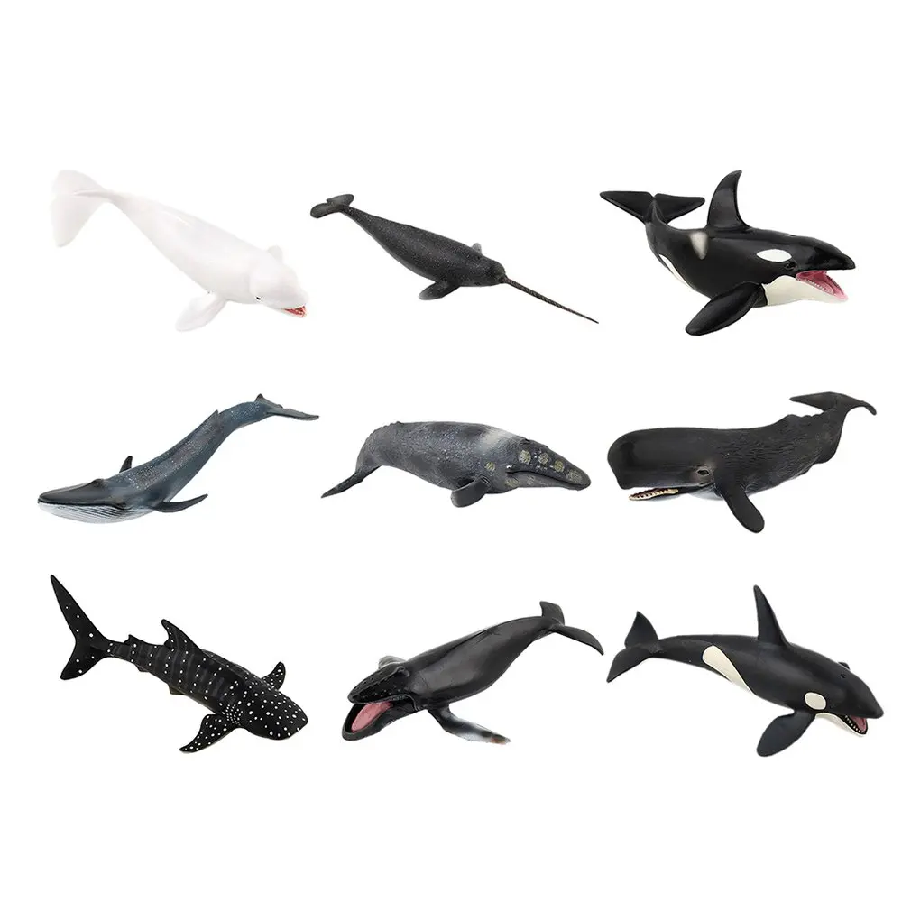 Детский симулятор морской жизни подводный мир модель полый белый Акула