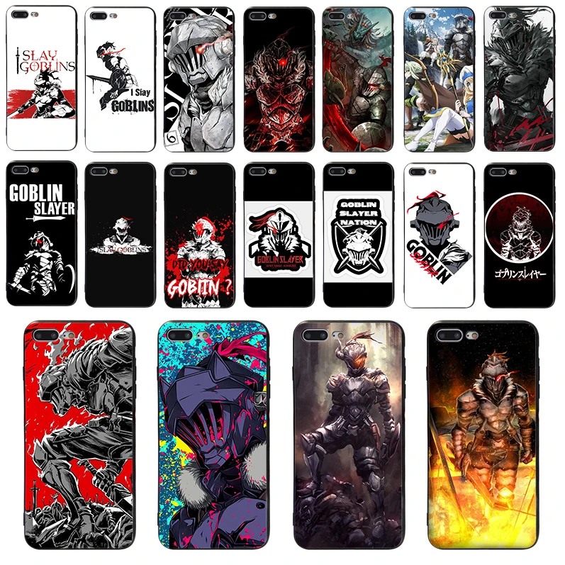 

GOBLIN SLAYER Black TPU Soft Case Covers For iPhone 6plus 6s 6 5 5s SE 7 8 X XS max XR 8plus 7plus 11 Promax 11 Pro Shell Coque