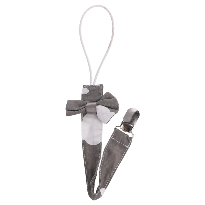 

Цепочка для соски-пустышки с узлом-бабочкой, держатель для соски