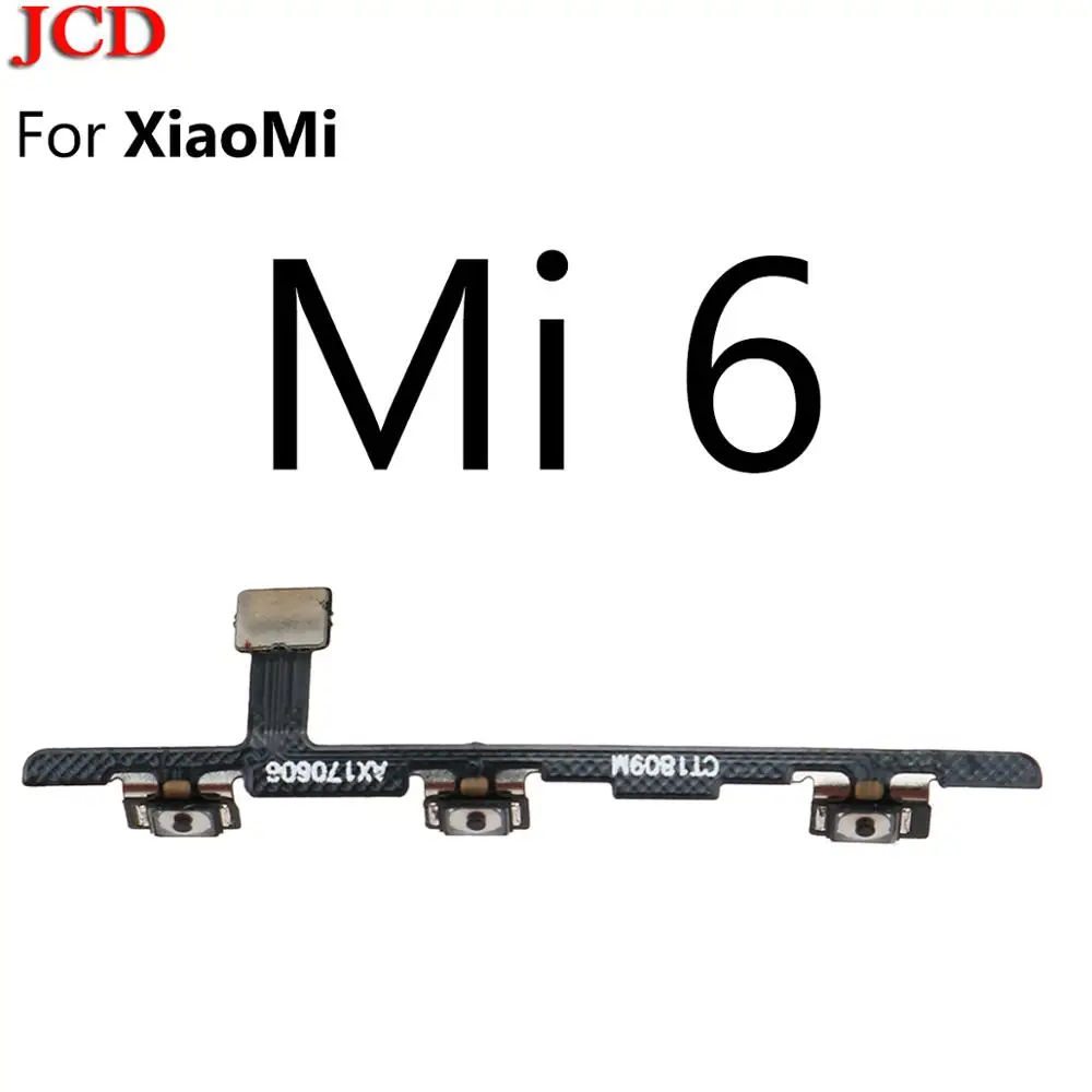 JCD 2 шт. для кнопки громкости Xiaomi кнопка включения и выключения питания гибкий