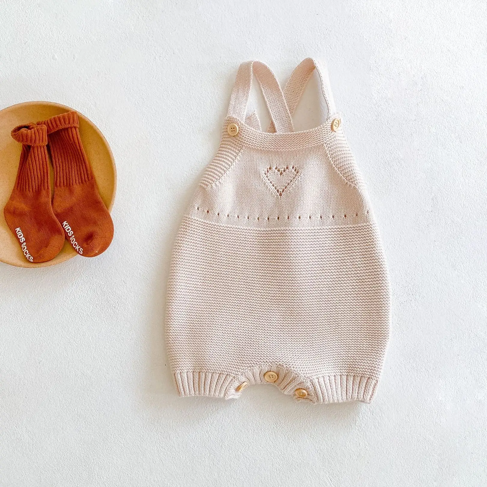 

Rompers Full Sleeve Short Length O-neck Collar Cotton New Fashion Casual Spring Autumn Children Unisex