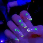 2020 Набор наклеек для ногтей на Хэллоуин вечеринку смешанный цветочный дизайн ногтей переводная наклейка тату слайдер Маникюр Хэллоуин палочки для ногтевого дизайна