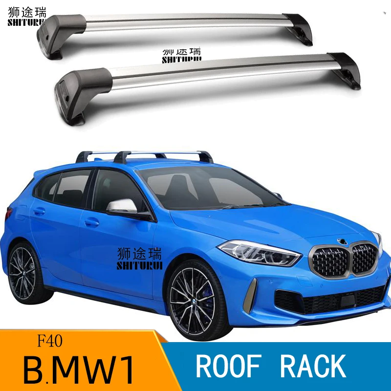 

Для B.MW 1 серии F40 5 дверей 2019 - 2020 (фиксированная точка) Serultra тихий багажник на крышу грузовика специальный ремень из алюминиевого сплава