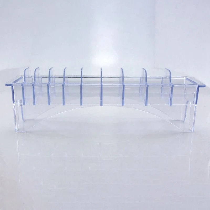 

1 Pcs Anself Rectangular Plastic Blade Organizer & 1 Pcs Hair Scissors Case Salon Placement Rack Hair Clips Storage Box