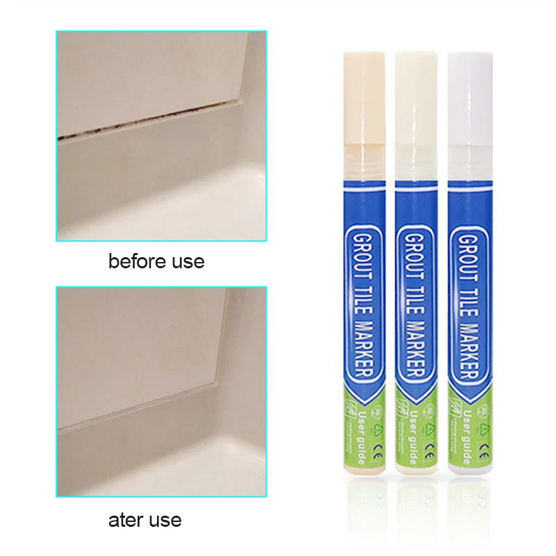 Tile Gap Cleaning Pen Portable Repair Grout Anti Mould Renew Home Kitchen Tiling Instant Bathroom Fast Drying Marker |