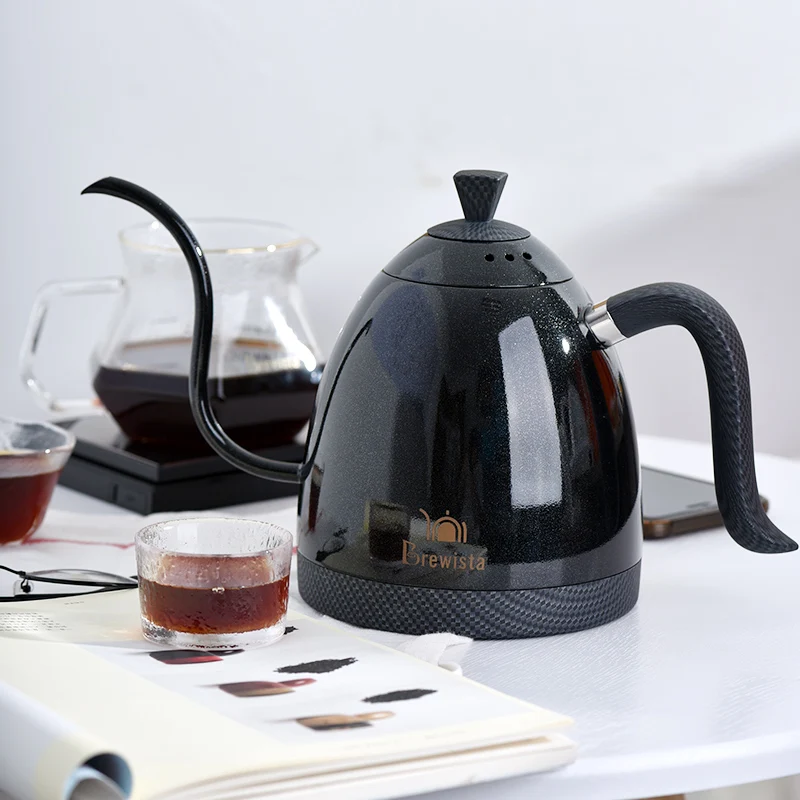 

Brewista 220V 600ML double-layerstainless steel heat preservation smart temperature control teapot hand drip coffee maker