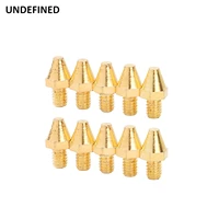 motorcycle cleats pin rivet replacement golden spike for harley mx offroad style foot pegs floorboards footrests brake pedal peg